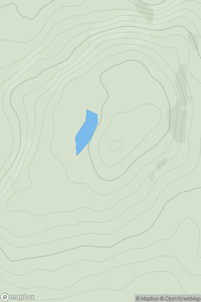 Thumbnail image for Carnan Ban [Loch Maree to Loch Broom] [NH127897] showing contour plot for surrounding peak